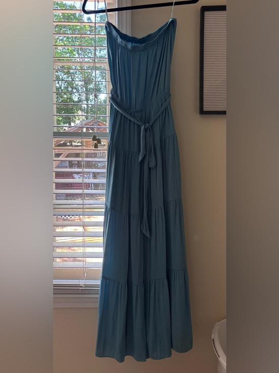 Naked Zebra Dresses & Skirts - Blue silk maxi
